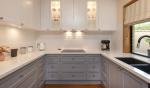 Quartz Stone Countertop Glass Hanging Black Pvc Kitchen Cabinet Highly by Buyers