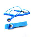 Anti - Allergic Esd Products Wrist Strap Washable Blue Color 10e9 Surface