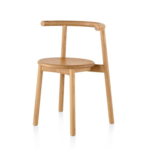 Home Furniture Nordic Living Room Solid Wood Dining Chair with Backrest and