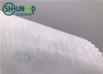 Fusible Embroidery Backing Fabric 100% Polyester Cuttable With LDPE Coating