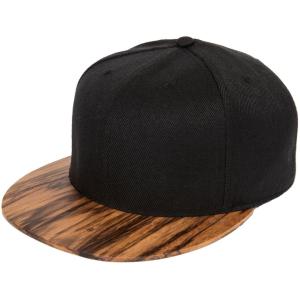 Wholesale Velcro Closure Snapback Baseball Caps Trukfit Black Wooden Leopard Snapback Hat from china suppliers