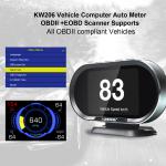 OBD Gauge Konnwei Car Diagnostic Engine Scanner For 12v Vehicle