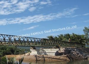Wholesale Prefabricated Bailey Steel Bridge For Water Conservancy Project Portable Structural Steel Bridge With Supporting Piers from china suppliers