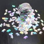 Thanksgiving Occasion Bear Glitter Shapes Polyester Duck Shaped Glitter Bear
