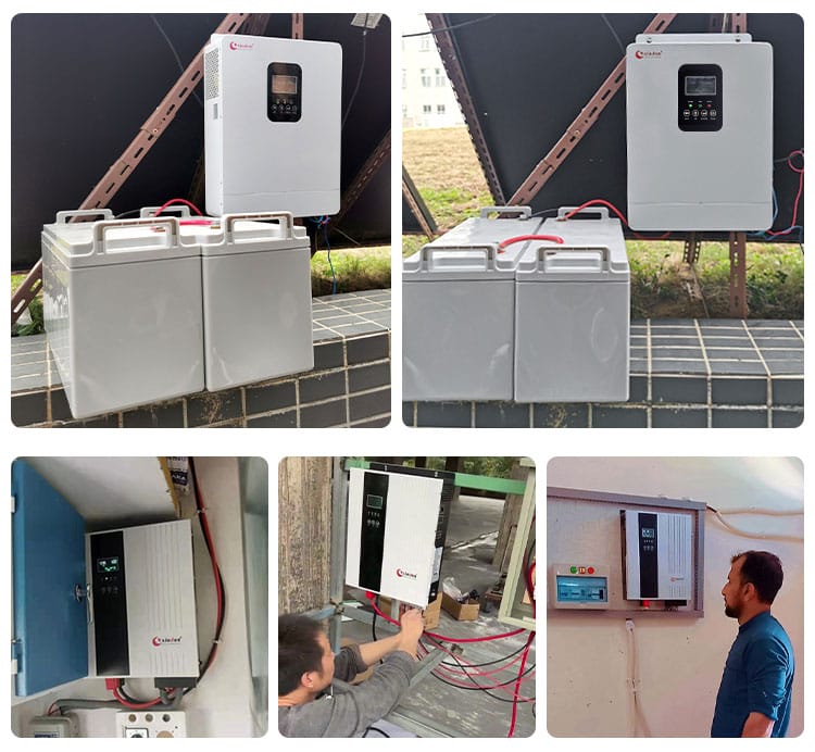 off grid hybrid solar inverter project case