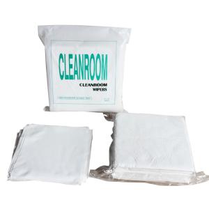 Wholesale Lint Free 100% Polyester Double Knit Cleanroom Wipers 23*23 Cm Laser Sealed Waterproof from china suppliers