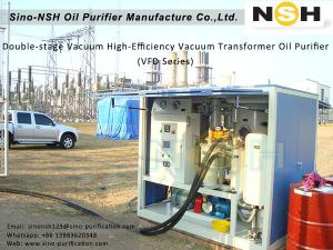 Wholesale High Vacuum Transformer Oil Treatment Plant Automatic With Steel Cover PLC Control Touch Screen from china suppliers
