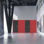 Adjustable Desk Soundproof Phone Booths for Offices Sliding Door Type White