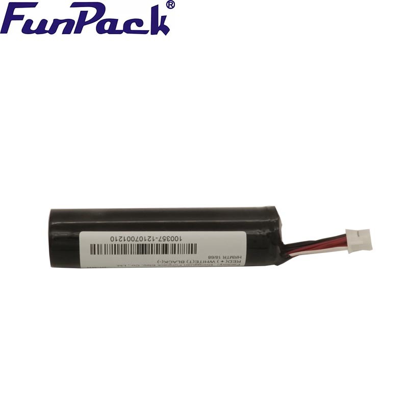 3.7 V PVC Lithium Ion Battery Pack 3000mAh 300 Cycles Customized Size