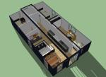 Easy Expandable Container House / Luxury Modern Prefab Homes For Suburban
