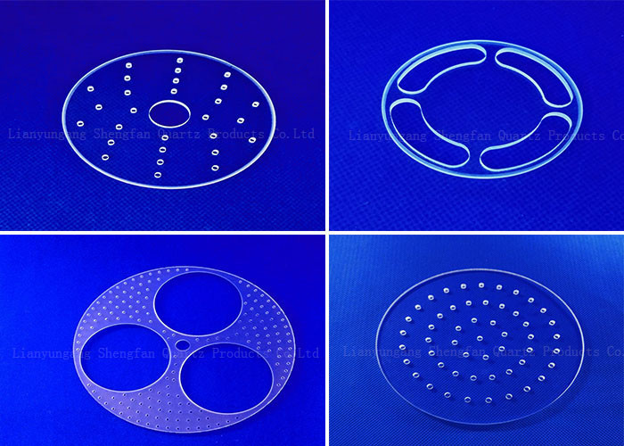 Customizable Precision Glass Machining >92% Light TransmittanceFused Glass Plates Ground Polished Heat Resistant
