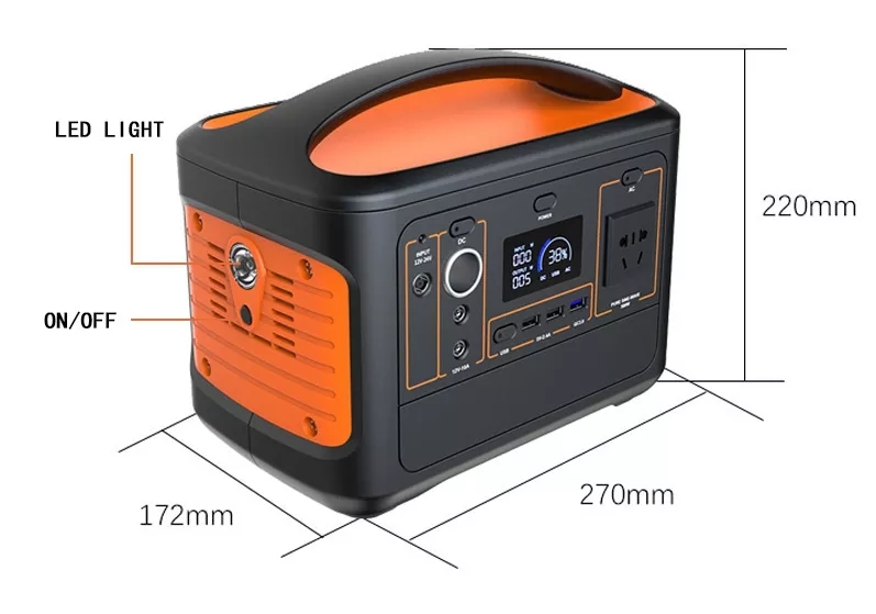 LiFePO4 Lithium Battery OEM ODM 1000W 2000W 3000W AC DC 150000mAh USB Portable Power Station For Travel Laptop Car Jump