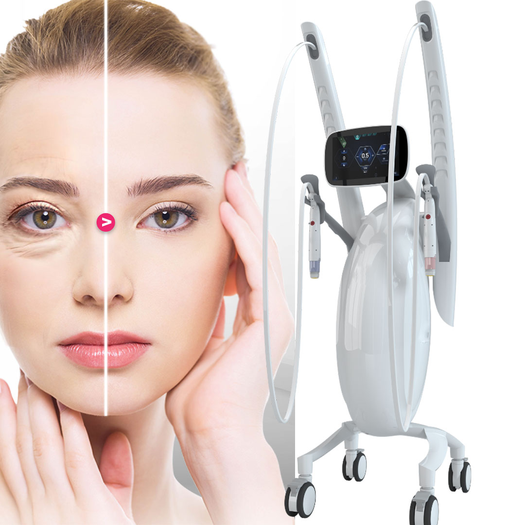 Non-invasive 6.78mhz Volumer Thermal Therapy Monopolar Rf Skin Lifting Facial Thermagepro Coolmage Golden Radio Frequency Device