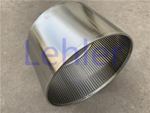 Wholesale Lehler Profile Wire Screen , WWS-325 Wedge Wire Flange Rings Connection from china suppliers