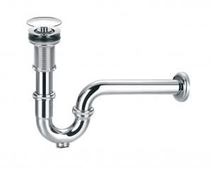 Wholesale Lavatory Basin Waste Siphon Bathroom Basin Drain For Wash Basin Chrome OEM from china suppliers
