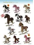 Plush Rocking Horse Collection Cute Baby Toys For Children Ride on Playing