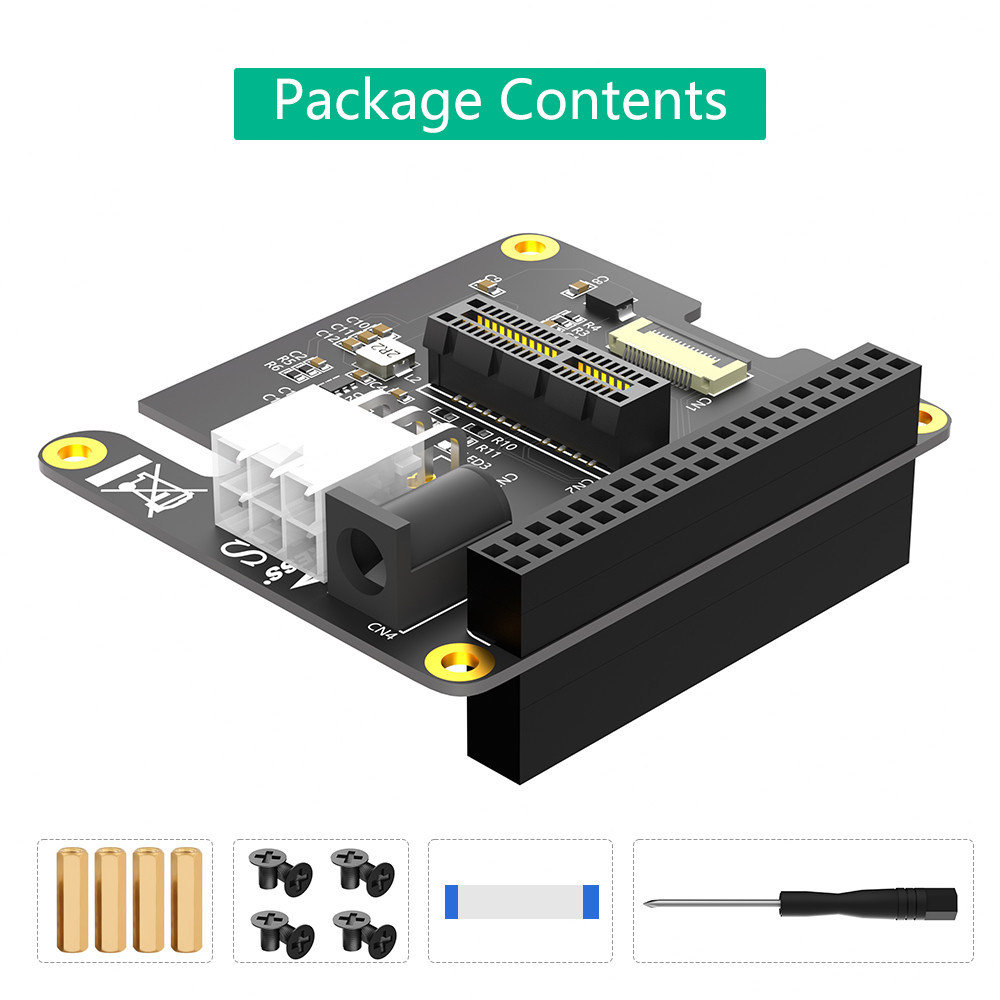 New Version PCI-E Express PCI-e 1x Adapter With External 12V Power For Raspberry Pi