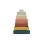 FDA Silicone Educational Baby Stacking Blocks BPA Free 100% Food Grade