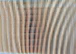 Yellow 16546-JD20A 58mm Automobile Air Filter For Japanese Cars