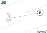 Blade Movable LH PN051740/PQO51729 FAST Fast/TP600/TP500 Spare Parts