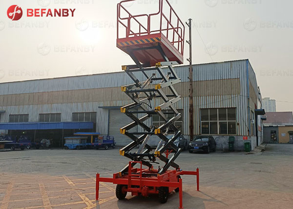 4-20m Hand Push Hydraulic Scissor Lift Table