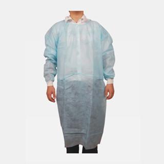 Blue, Green Long Sleeves / Short Sleeves PP Surgical Gown / Non Woven Dressing