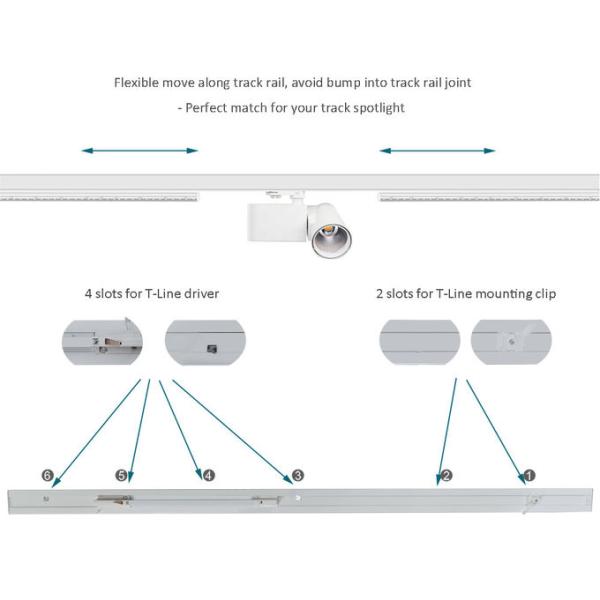 80CRI 16w LED Linear Track Light
