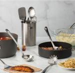 Non Stick Stainless Steel Kitchen Utensil Sets Fingerprintfree OEM Available