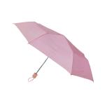 Manual Open Portable 3 Folding Pongee Fabric Umbrella