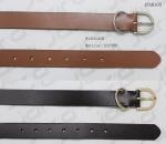 SGS Passed Mens Casual Belts With D Shape Metal Loop & Matt Gun Metal Buckle