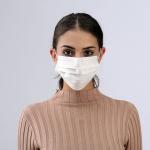 High Density Hygienic Face Mask , One Time Use Face Mask Fiber Nonwoven Fabric