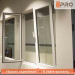 Thermal Break Glass Home Window , Double Glazed Aluminum Tilt And Turn Windows