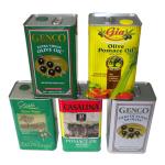 3000ml Olive Oil Tin Cans Box 0.35mm With Plastic Spout