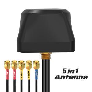 Wholesale Omni Directional Waterproof Screw Mount 5-in-1 Combined Combination Antenna Outdoor GPS Wifi 4G LTE Combo MIMO Antenna from china suppliers