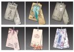 Custom full color printed paper card garment clothing swing hang tag