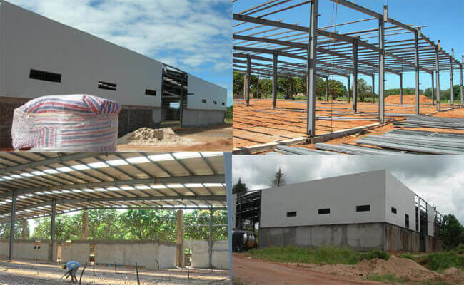 China Industrial Steel Structure Building Prefabricated Hall Steel Structure Workshop In Mozambique With Free Design