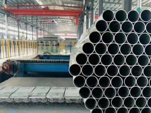 Wholesale MS ERW Hollow Steel Pipe Hot Dip Galvanized Steel Pipe ASTM A106 A36 A53 1.0033 BS 1387 from china suppliers