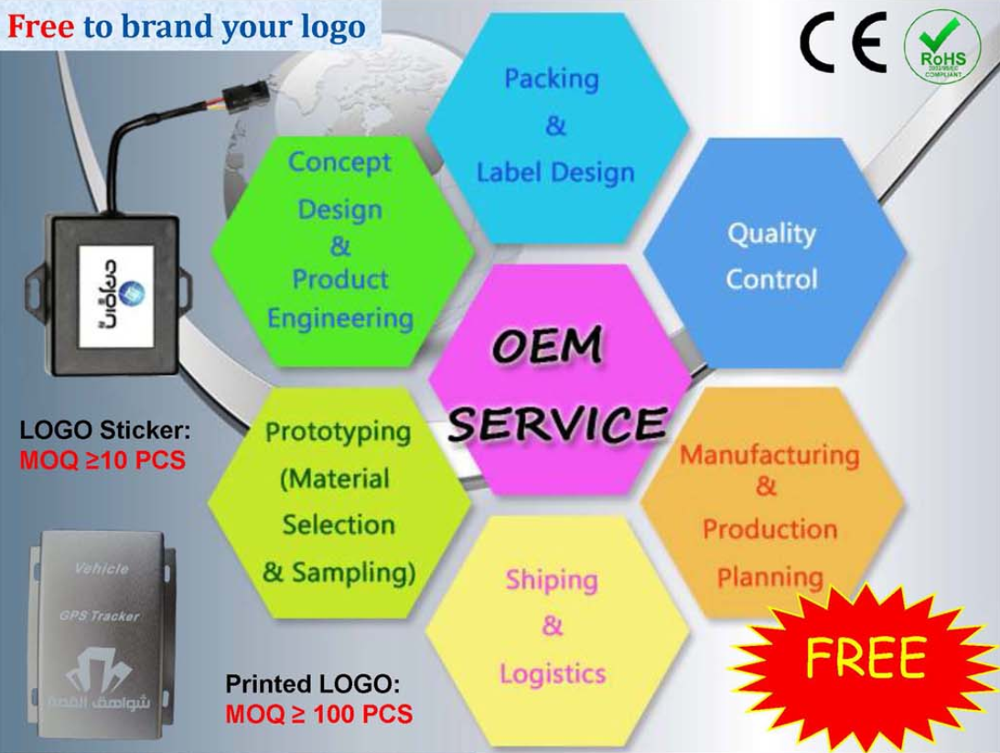 Multi-functional Driver Identification GPS Car Tracker Passive RFID  Car Alarm for Fleet Management GPS tracking device