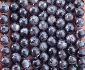 Wholesale Natural Crystal Gemstone Black Labradorite Loose Bead Strands Semi Precious Stone for DIY Jewelry Making from china suppliers