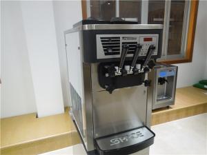 Wholesale Table Top Soft Serve Freezer Ice Cream Making Machine Twin Twist Flavor from china suppliers