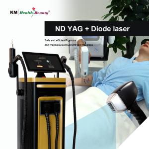 Wholesale 2 in 1 Laser Diode Machine Portable and Stationary Tattoo Removal 810nm 808nm Q-Switched ND Yag Diode Laser 810nm from china suppliers