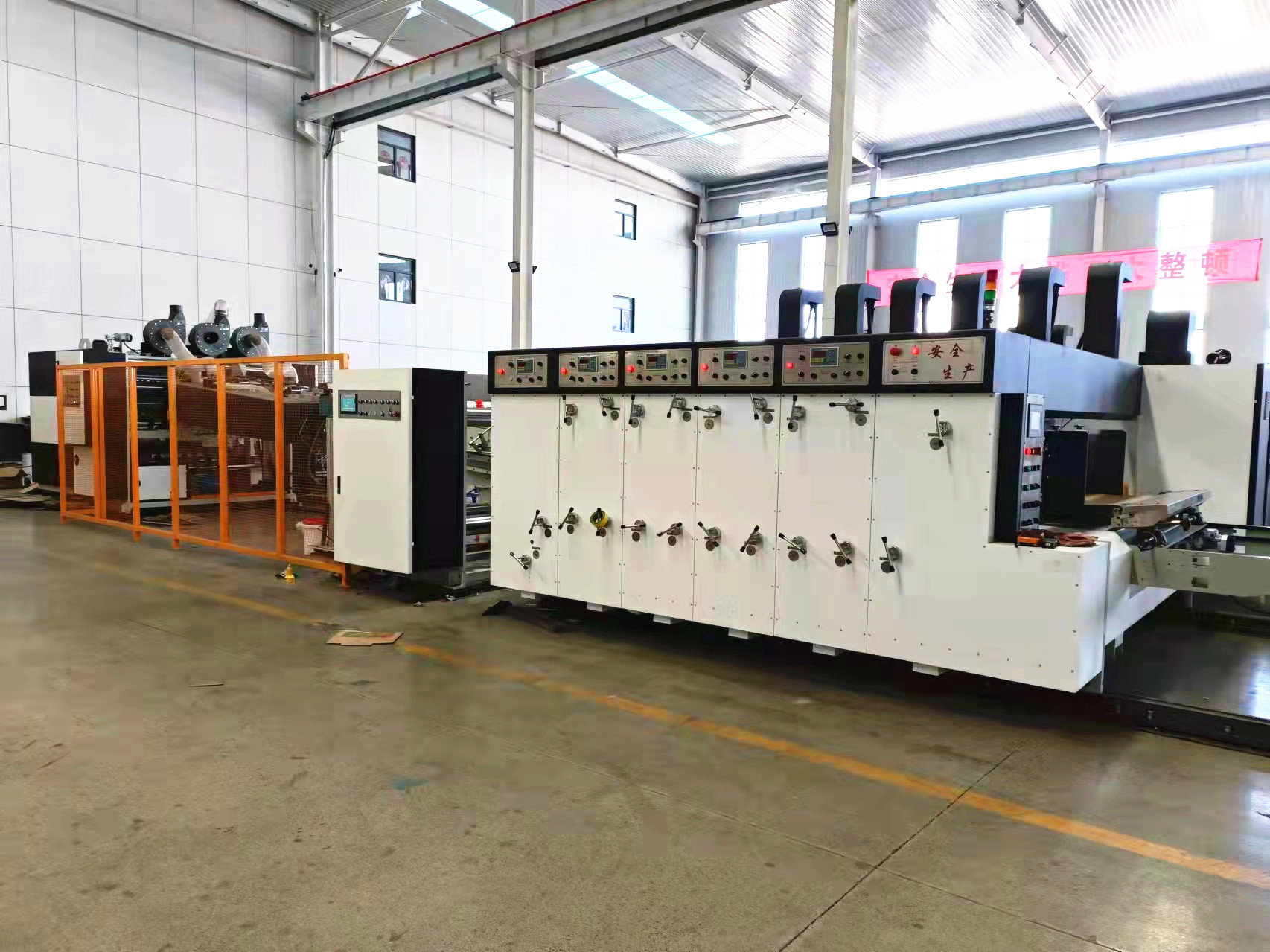 Fully Automatic 5colors Printer Slotter Die Cutter Machine Corrugated Carton Box