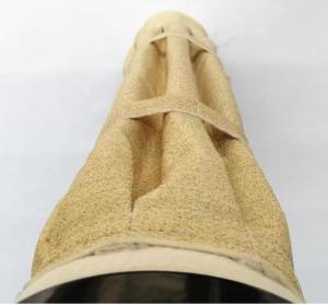 China Aramid Nomex Felt Pleated Filter Bags 130mm Baghouse Star Filter Bag on sale