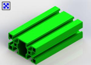 Wholesale Green Powder Coating T Slot Aluminum Profile 30 * 60 For Exhibition Shelf from china suppliers