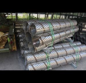 Wholesale Petroleum Filtrations Perforated Filter Tube Length 10000 Mm Perforation Pattern from china suppliers