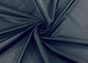 China 160GSM 82% Elastic Nylon Fabric Stretchy Knitting For Swimwear Black on sale
