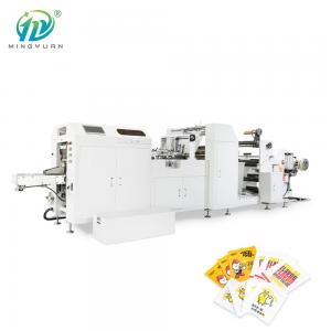 China Snack Cookie Popcorn Fried Food Paper Bag Manufacturing Machine 100-300pcs/Min on sale