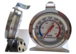Stainless Steel Oven Temperature Gauge , 2'' Bimetal Dial Thermometer