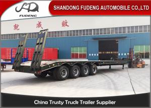 Wholesale Heavy Duty Semi Lowboy Trailer , Multi Axles Low Loader Semi Trailer from china suppliers