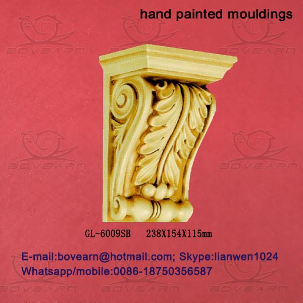 Quality Construction material/European PU exotic corbels for sale